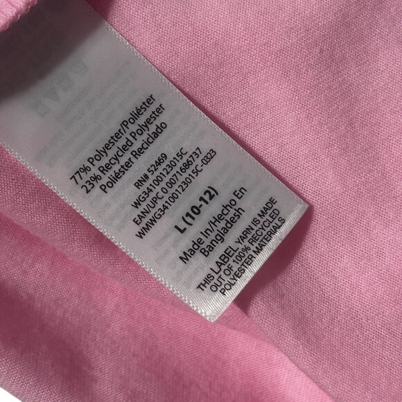 Wonder Nation Girls Long Sleeve Pink Unicorn Glitter Graphic Tee L (10-12) 1686 - Picture 4 of 6